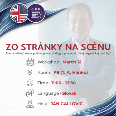 Workshop – Zo stránky na scénu